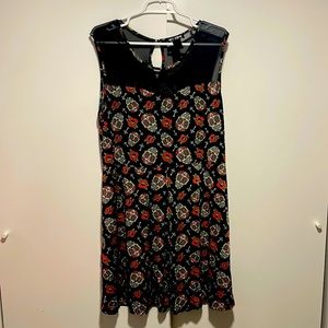 Hot topic XXL Skull black Dress